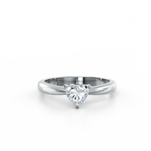 Load image into Gallery viewer, Romantic Heart Solitaire 3-Prong Martini 1 Carat Ring