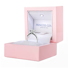 Load image into Gallery viewer, 18K White Gold Heart Solitaire 1 Carat Ring