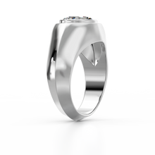 Load image into Gallery viewer, Men’s Solitaire Signet 2.5 Carats Ring
