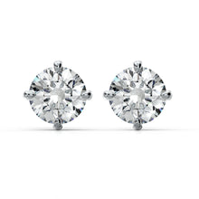 Load image into Gallery viewer, Classic Round Brilliant Solitaire Stud Earrings
