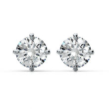 Load image into Gallery viewer, Classic Round Brilliant Solitaire Stud Earrings