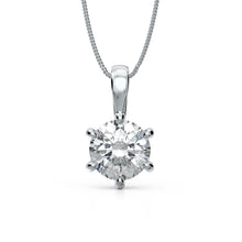 Load image into Gallery viewer, Classic Round Brilliant Cut Pendant