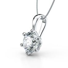 Load image into Gallery viewer, Classic Round Brilliant Cut Pendant