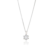 Load image into Gallery viewer, Classic Round Brilliant Cut Pendant