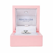 Load image into Gallery viewer, Romantic Heart Solitaire 3-Prong Martini 1 Carat Ring