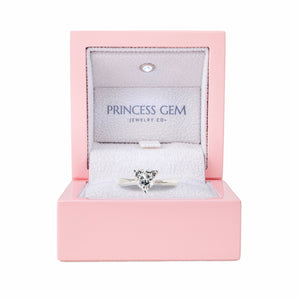 [RTS] Romantic Heart Solitaire 3-Prong Martini 1 Carat Ring