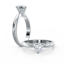 Load image into Gallery viewer, [RTS] Romantic Heart Solitaire 3-Prong Martini 1 Carat Ring
